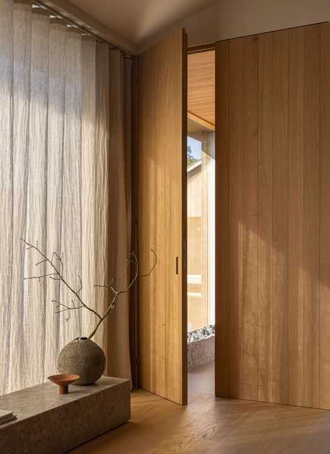 Sjöparken | Norm Architects Japanese Temples, Oak Cladding, Wooden Cladding, Traditional Japanese Architecture, Japandi Design, Resort Living, Norm Architects, Traditional Building, Tropical Design