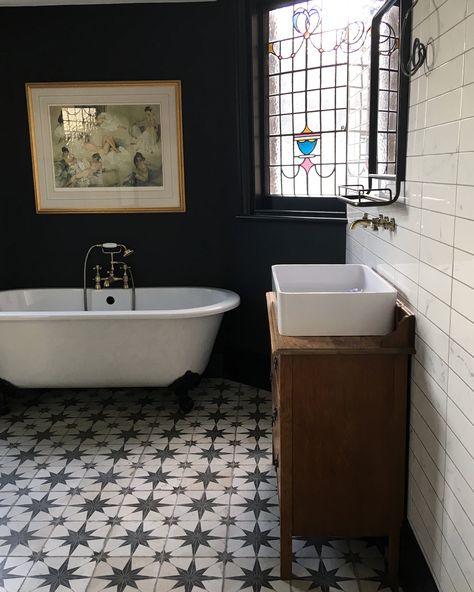 We have a very exciting week coming up at casa Edwardian Home, now that our bathroom is pretty much complete we can move on to the next big… Edwardian Bathroom Ideas, Edwardian Bathroom, Bath Shower Mixer Taps, Edwardian House, Bath Shower Mixer, Shower Mixer, Bath Taps, House Bathroom, Bath Shower