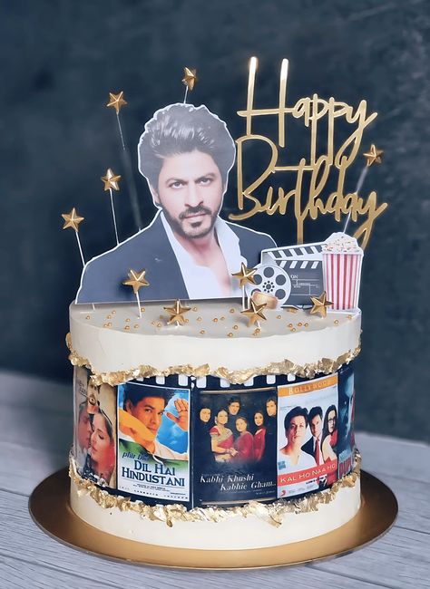 Shahrukh Khan Birthday Cake Ideas Images (Pictures) Happy Birthday Shahrukh Khan, Bollywood Cake Ideas, Cake For Teenagers Boys, Shahrukh Khan Birthday, Bollywood Cake, Cakes For Teenagers, India Cakes, Photo Cake Topper, Marvel Cake