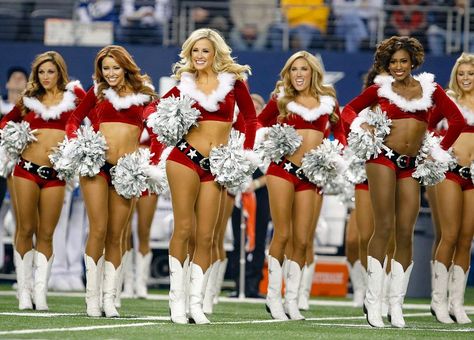 Merry Christmas from the Dallas Cowboy Cheerleaders! Description from cadillacpats.blogspot.com. I searched for this on bing.com/images Dcc Cheerleaders, Texas Cheerleaders, Dallas Cowboys Party, Americas Sweethearts, Christmas Uniforms, Dallas Cowboys Christmas, Arizona Cardinals Cheerleaders, Colts Cheerleaders, The Cheerleaders