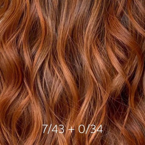 Wella Professionals on Instagram: “This fiery brown and #CopperSunsetHair by Wella Passionnista @lorenzo.huanambal is so pretty with its chocolate brown roots that fade into…” Copper Red Hair Formula, Level 6 Red Hair, Level 6 Red Hair Color, Red Hair Formulas, Brownish Red Hair, Roux Auburn, Dark Ginger Hair, Wella Hair Color, Copper Red Hair