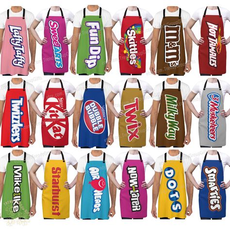 Candy costume group halloween apron group halloween costume adult candy bar apron teacher halloween couple costume friends work halloween apron Thank you for supporting TrendyGroupGifts, we are part of CottonKenny (https://www.etsy.com/shop/CottonKenny) Your support really means the world for our family. If you want to check SOUR PATCH COSTUMES, please check link below https://www.etsy.com/listing/1532560933/sour-patch-kids-candy-group-halloween?click_key=f064a6dab0a39e793d6f35db2280af78bf4329f9