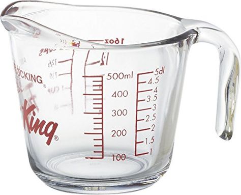 Anchor Hocking Fireking 16 Oz Glass Measuring Cup * Want to know more, click on the image.Note:It is affiliate link to Amazon. Kitchen Measuring Tools, Measuring Cups & Spoons, Glass Measuring Cup, Liquid Measuring Cup, Glass Food Storage, Glass Baking Dish, Heat Resistant Glass, Measuring Cup, Delicious Meals