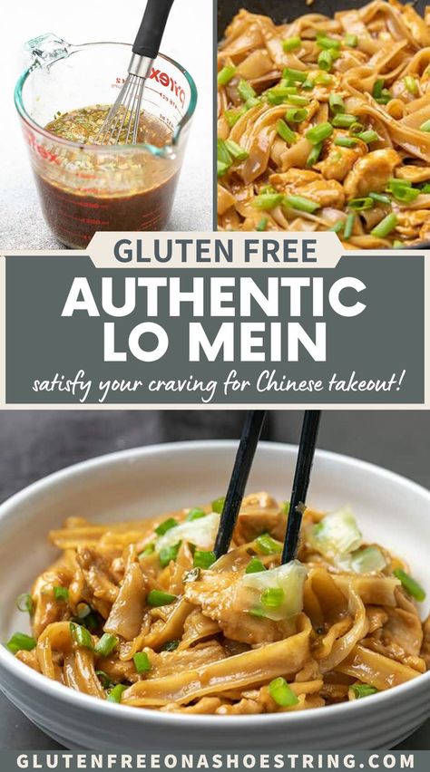 Gluten Free Lo Mein Recipe, Gluten Free Lo Mein, Chinese Lo Mein, Lo Mein Sauce, Gluten Free Chinese Food, Gluten Free Asian Recipes, Gluten Free Chinese, Gluten Free Sauces, Lo Mein Recipes