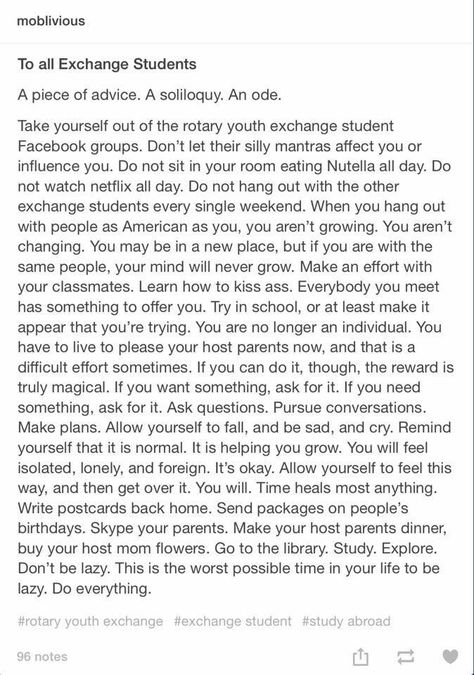 To all the exchange students! Every exchange student should read this. This is so inspiring ❤️ #exchange #student #travel #year #usa #abroad #true #fun #friends #best #quotes Study Abroad Quotes, Best Quotes For Students, Study Abroad Scholarships, Foreign Exchange Student, London Travel Guide, Best Travel Quotes, Wishes For Friends, Motivational Quotes For Students, Student Travel