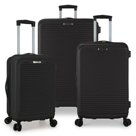 Pack all your necessities with Elite's stylish Sunshine 3-piece hardside luggage set. Glide through the airport with spinner wheels and maneuver effortlessly with the telescopic handle. Featuring a fully lined interior with additional zip pockets, this set makes organizing a breeze. Color: Black. Breeze Color, Hardside Luggage Sets, Travel Luggage Suitcases, 3 Piece Luggage Set, Hardside Spinner Luggage, Spinner Luggage Sets, Hardside Luggage, Checked Luggage, Spinner Suitcase