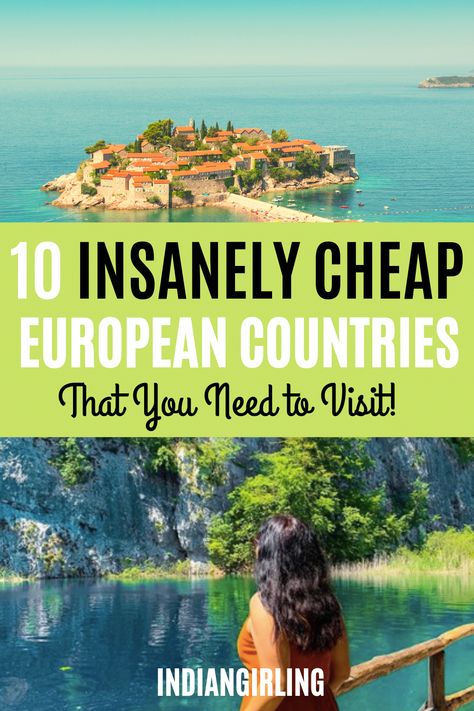 Cheapest Countries To Visit, Europe Cities, Travel To Europe, Countries In Europe, Cheap Vacation, Travel Content, Living In Europe, Backpacking Europe, Family Vacation Destinations