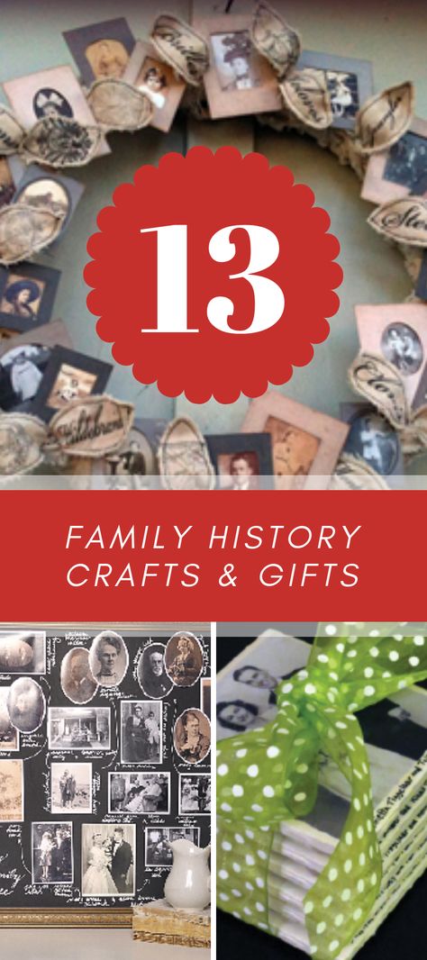 Family Tree Gift Ideas Diy Projects, Family History Gifts, Family History Fair Ideas, Family History Bulletin Board Ideas, Family History Gifts Ideas, Family Tree Gift Ideas, Family Tree Crafts, Diy Family Tree Project, Family Tree Diy