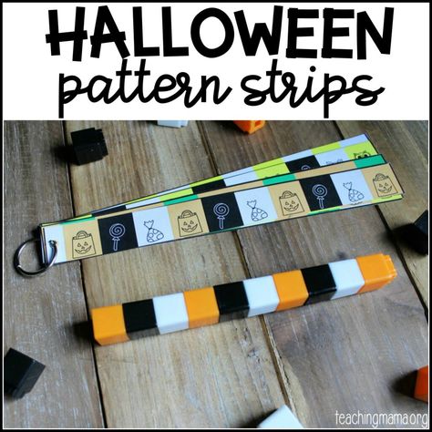 Fall Activities Archives - Teaching Mama Halloween Patterns Kindergarten, Halloween Pattern Activities, Halloween Pattern Block Mats, Halloween Math Activities Preschool, Texture Activities, Number Formation Rhymes, Halloween Counting, Halloween Teaching, Halloween Math Activities