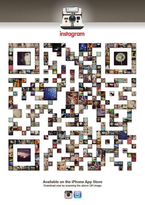 instagram-print-advertisement-qr-code-photos Qr App, Instagram Qr Code, Funny Commercial Ads, Funny Commercials, Instagram Advertising, Commercial Ads, Instagram Graphics, Publicidad Creativa, Best Ads