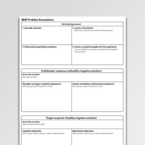 Rational Emotive Behavior Therapy Worksheets | Psychology Tools Rebt Therapy, Counselling Worksheets, Rational Emotive Behavior Therapy, Psychology Tools, Adverbs Worksheet, Long Division Worksheets, Counseling Worksheets, Behavior Therapy, Exposure Therapy