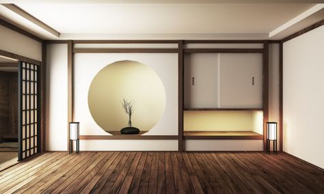 Tokonoma Modern, Washitsu Modern, Japanese Tv Room, Japan Interior Design Modern, Japanese Modern Interior, Japan Interior Design, Japan Wallpaper, Modern Japanese Interior, Japan Interior