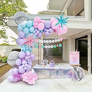 Pink and purple blue balloon garland arch kit 130pcs disco ball balloon for girl Music Fans Birthday Popular Song star Birthday Party Decor Blue Balloon Garland, Star Birthday Party, 13 Birthday, Star Birthday, Taylor Swift Birthday, Pink Birthday Party, Blue Balloon, Purple Balloons, 13th Birthday Parties