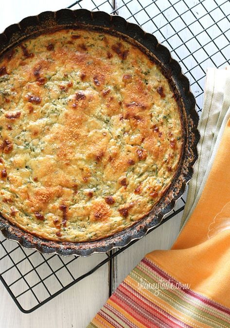 Zucchini Pie, Summer Zucchini, Skinny Taste Recipes, Food Tasting, Zucchini Recipes, Ww Recipes, Meatless Meals, Veggie Dishes, Okra