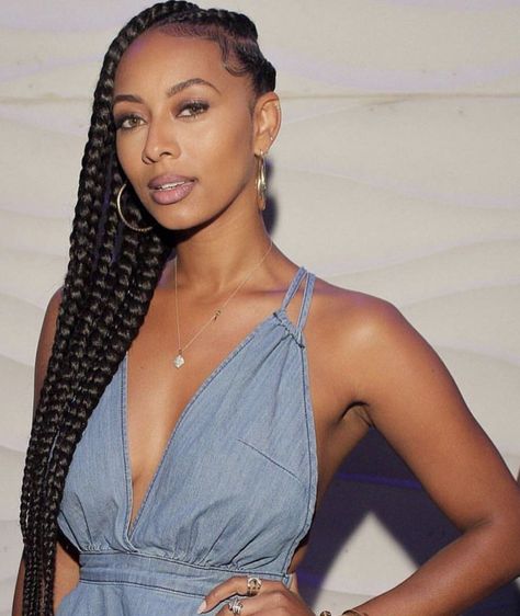 Beyonce Braids, Trendy Braids, Braids Tutorial, Lemonade Braids Hairstyles, Braids Ponytail, Braid Trends, Keri Hilson, Long Box Braids, Pelo Afro