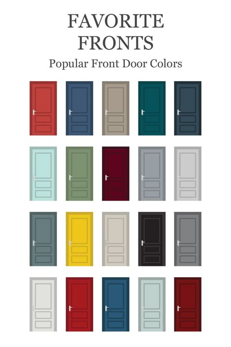 Door Colors For White Walls, Red House Door Color Ideas, Black House Yellow Front Door, Light Green Door Entrance, Turquoise Front Door Gray House, Bright Door Colors, Outside Door Paint Colors, White House Bright Front Door, What Color To Paint Front Door With Red Brick