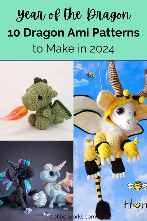 Looking for the perfect dragon to make this year? From small and adorable to detailed and complex, you'll find all sorts of incredible dragons on this list! Read the full article on cbfiberworks.com! Spring Dragons Crochet Pattern, Free Crochet Dragon Patterns Easy, Crochet Amigurumi Dragon Free Pattern, Small Dragon Crochet Pattern Free, Easy Crochet Dragon Pattern Free, Free Crochet Dragon Pattern, Free Dragon Crochet Pattern, Crochet Dragon Free Pattern, Crochet Dragon Pattern Free