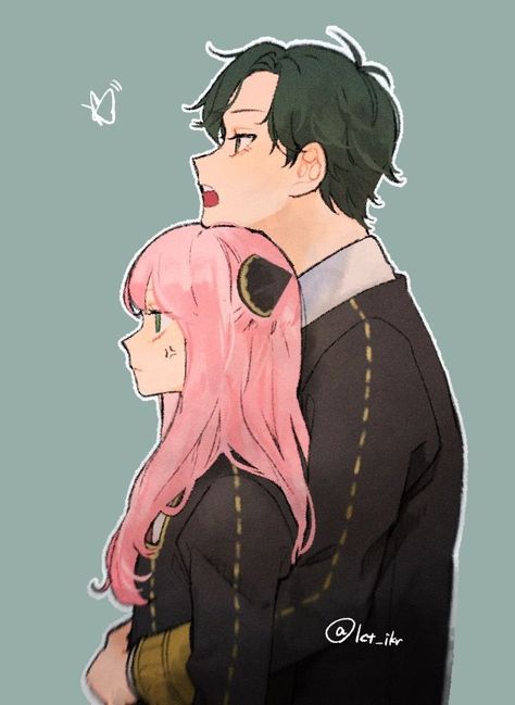 Desen Realist, Siluete Umane, Familia Anime, Anime Family, Images Esthétiques, Anime Love Couple, Anime Couples Manga, Couple Drawings, 영감을 주는 캐릭터