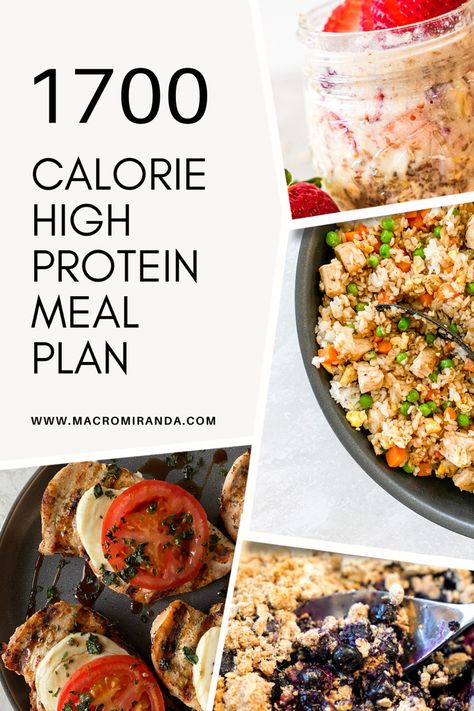 1700 Calorie Meal Plan For Women High Protein, 1850 Calorie Meal Plan, High Protein 500 Calorie Meals, 1700 Calorie Meal Plan For Women, 1700 Calorie Meal Plan High Protein, 3000 Calorie Meal Plan Weight Gain Diet, Strawberry Protein Overnight Oats, 1700 Calorie Meal Plan, 3000 Calorie Meal Plan