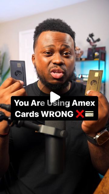 Garner Ted Leverette on Instagram: "You Are Using Amex Cards WRONG ❌💳

People love to show off their Amex Platinum Card, but forget how powerful the Amex Gold Card is in the American Express credit card setup 💪🏾

#amex #creditcard #personalfinance #finance" Amex Platinum Card, Amex Gold Card, American Express Gold Card, American Express Gold, Amex Card, Platinum Card, Wrong People, American Express Credit Card, Gold Card