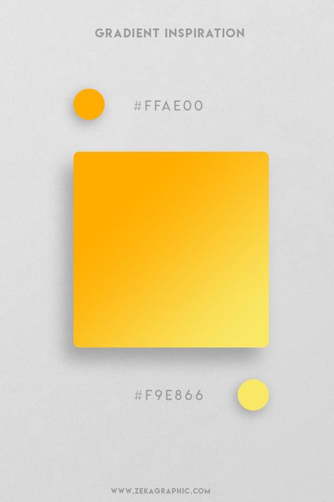 16 Beautiful Color Gradient Inspiration Part 3 | ZEKA DESIGN Gradient Inspiration, Create Typography, Flat Color Palette, Gradient Color Design, Color Gradients, Color Design Inspiration, Orange Color Palettes, Hex Color Palette, 타이포그래피 포스터 디자인