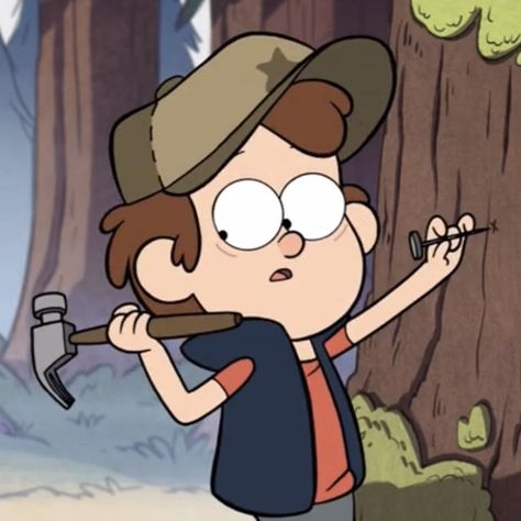 Dipper Pines Pfp, Gravity Falls Dipper, A Cartoon Character, Dipper And Mabel, Gravity Fall, Mabel Pines, Dipper Pines, Gravity Falls Art, Hero Poster