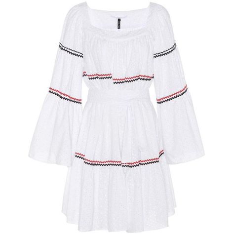 Lisa Marie Fernandez Short Peasant Eyelet Dress ($819) ❤ liked on Polyvore featuring dresses, peasant dress, short dresses, lisa marie fernandez, short peasant dress and eyelet dress White Peasant Dress, Wrap Tie Dress, Cotton Stripe Dresses, Walks On The Beach, White Eyelet Dress, Lisa Marie Fernandez, Peasant Dress, Eyelet Dress, White Eyelet