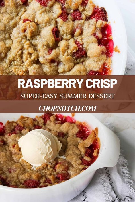 Dessert Recipes Using Fresh Raspberries, Raspberry Crisp Recipe Pioneer Woman, Recipes For Raspberries Desserts, Raspberry Crisp Pioneer Woman, Ideas For Raspberries, Ww Raspberry Recipes, Raspberry Desserts Fresh Raspberries, Easy Raspberry Pie, Frozen Raspberry Desserts Easy