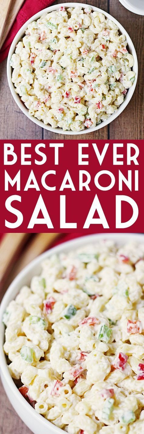 Pasta Salad Recipes With Mayo, Recipes With Mayo, Macaroni Salads, Easy Macaroni Salad, Classic Macaroni Salad, Celery Salt, Easy Macaroni, Mac Salad, Macaroni Salad Recipe