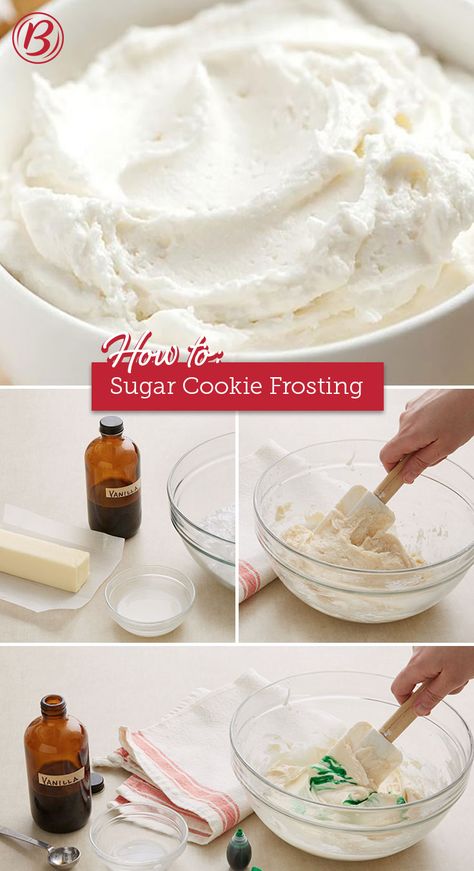 Whether you’re a novice or experienced baker, Betty’s no-fail buttercream frosting will give you beautiful cookies every time. Betty Crocker Icing Recipe, Betty Crocker Frosting Recipe, Betty Crocker Buttercream Frosting, Betty Crocker Frosting, Homemade Buttercream Icing, Cookie Frosting Recipe, Frosting Cupcakes, Icing Recipes, Sugar Cookie Icing