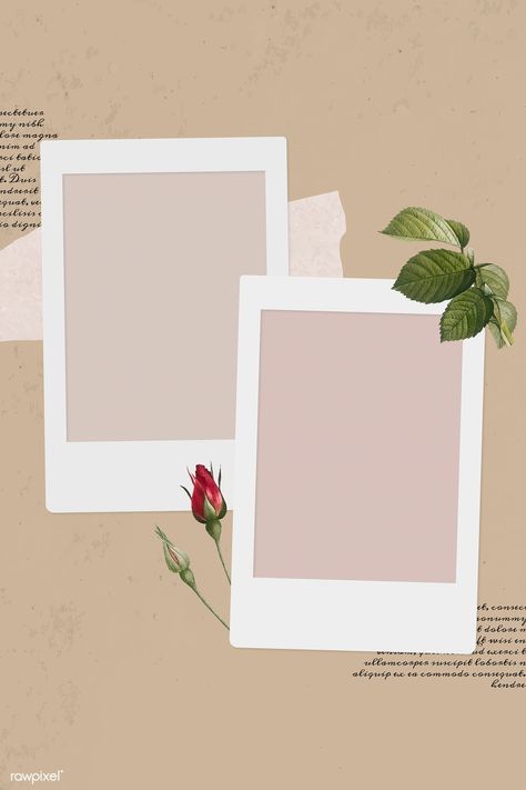 Blank collage photo frame template on beige background vector | premium image by rawpixel.com / NingZk V. #vector #vectoart #digitalpainting #digitalartist #garphicdesign #sketch #digitaldrawing #doodle #illustrator #digitalillustration #modernart #frame Collage Photo Frame Template, Frame Template Aesthetic, Photo Frame Template, Picture Frame Template, 2 Photo Frame, Collage Photo Frame, Instagram Photo Frame, Birthday Post Instagram, Picture Templates