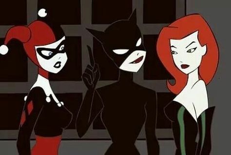 z🍒 on Instagram: “Tag your squad” Iconic Trios Cartoon, Poison Ivy Cartoon, Trio Costumes, Trio Halloween Costumes, Gotham Girls, Harley Quinn Comic, Cartoon World, Cartoon Profile Pictures, Arte Disney