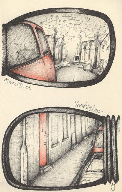 along for the ride | bonus track on my blog; andreajoseph24.… | Flickr Beautiful Pencil Drawings, Along For The Ride, Perspective Art, Perspective Drawing, Middle School Art, Ap Art, Art Lesson Plans, Urban Sketching, Drawing Lessons