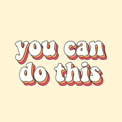 you can do this words quotes yellow aesthetic tumblr vsco iphone wallpaper background retro Retro Sayings Quotes, You Can Do This Wallpaper, Vsco Iphone Wallpaper, Business Hoodies, Quotes Yellow, Sticker Words, Good Vibes Wallpaper, Orange Quotes, Yellow Quotes