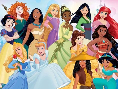 Disney Princess Together, Anastacia Disney, Real Disney Princesses, Non Disney Princesses, Disney Princess Facts, Official Disney Princesses, Disney Princesas, Disney Princess Characters, Disney Princess Artwork