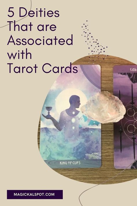 In this article, we'll learn more about the List of 5 Deities Associated with Tarot Cards and why are they connected with this animal. Deities Associated With Tarot Cards, List Of Deities, King Of Cups, Green Witchcraft, Grimoire Book, Tarot Tips, White Witch, Power Energy, Green Witch