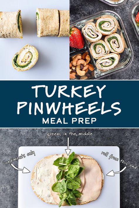 Pinwheels are a super simple deli lunch you can easily make at home and turn into meal prep! Check out my tips to help you make the BEST Easy Turkey Pinwheels Meal Prep!! - ProjectMealPlan.com #mealprep #easymealprep #coldlunch #pinwheels Pinwheels Meal Prep, Crockpot Meal Prep, Turkey Pinwheels, Meal Prep Easy, Meal Prep On Fleek, Deli Turkey, Cold Lunches, Easy Turkey, Make Ahead Lunches