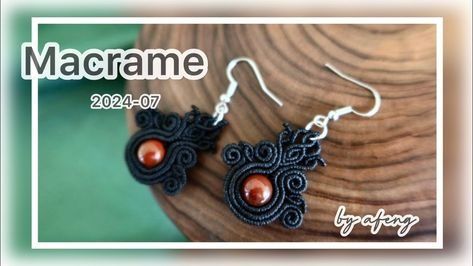 freemail Diy Earrings Macrame, Macrame Jewelry Diy, Micro Macrame Earrings, Macrame Earrings Tutorial, Micro Macrame Tutorial, Macrame Bracelet Tutorial, Crochet Earrings Pattern, Handmade Jewelry Tutorials, Earring Hook