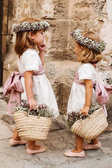 24 Country Flower Girl Dresses That Are Pretty ❤  country flower girl dresses with bow cap sleeves rustic  ❤ #weddingdresses Country Flower Girl Dresses, Kids Wedding Dresses, Country Wedding Flower Girl, Country Flower Girl, Country Flower Girls, Flower Girl Dresses Country, Country Wedding Flowers, Wedding Themes Summer, Wedding Dresses For Kids