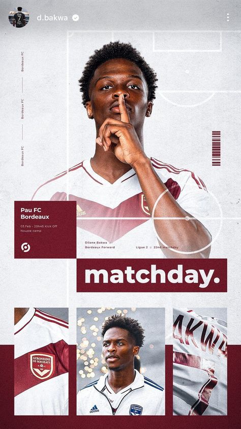 Desain Ux, Instagram Graphic Design, Soccer Event, Soccer Inspiration, Photoshop Design Ideas, Sports Design Inspiration, Sport Poster Design, Sport Inspiration, Instagram Graphic