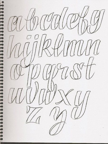 Alfabet Font, Lettering Styles Alphabet, Lettering Guide, Journal Fonts, Writing Fonts, Alfabet Letters, Tattoo Lettering Fonts, Hand Lettering Fonts, Hand Lettering Alphabet