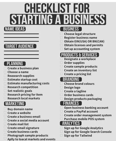 Business checklist: Your roadmap to success. From planning to execution, these essential steps will guide you towards achieving your entrepreneurial dreams. #BusinessChecklist #EntrepreneurLife #RoadToSuccess Opening A Business Checklist, Starting Business, Business Books Worth Reading, Business Strategy Management, Business Plan Outline, Party Planning Business, Business Plan Template Free, Nail Business, Bookkeeping Business