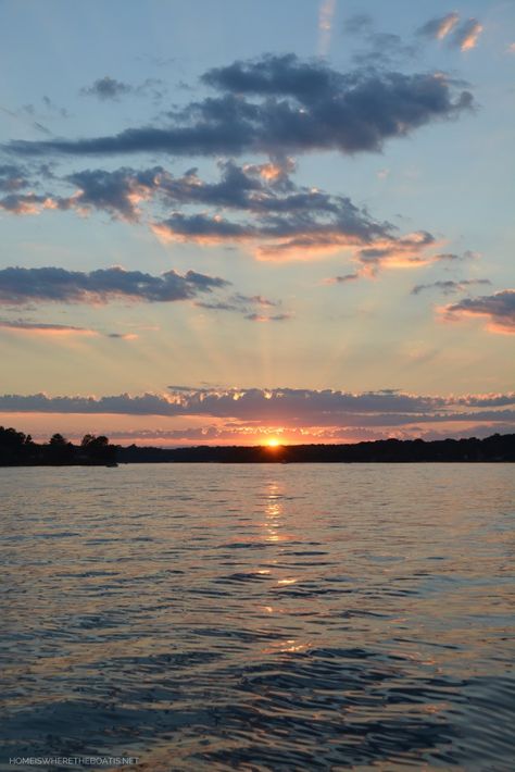 Water Sunset, Sunset Rose, Sunset Lake, Lake Norman, Sky Pictures, Pretty Landscapes, Lake Sunset, Pretty Sky, Pretty Photos