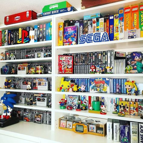 Retro Gaming Display, Game Room Collection, Retro Game Collection, Retro Video Game Display, Video Game Collection Display, Retro Video Game Room, Retro Gaming Room, Retro Game Room, Video Game Organization