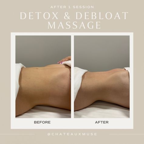 Detox and Deblot massage before and after Lymph Drainage Massage, Esthetician Inspiration, Smart Lipo, Wax Studio, Beauty Therapy Room, Esthetician Marketing, Lymph Massage, Lymph Drainage, Gym Interior