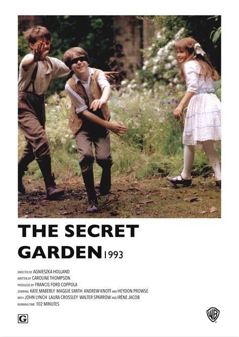 The Secret Garden 1993 [made by me] 1993 Quotes, The Secret Garden Movie, Secret Garden Musical, Secret Garden Movie, The Secret Garden 1993, Secret Garden Book, Film Recommendations, Movies To Watch Teenagers, Movie To Watch List