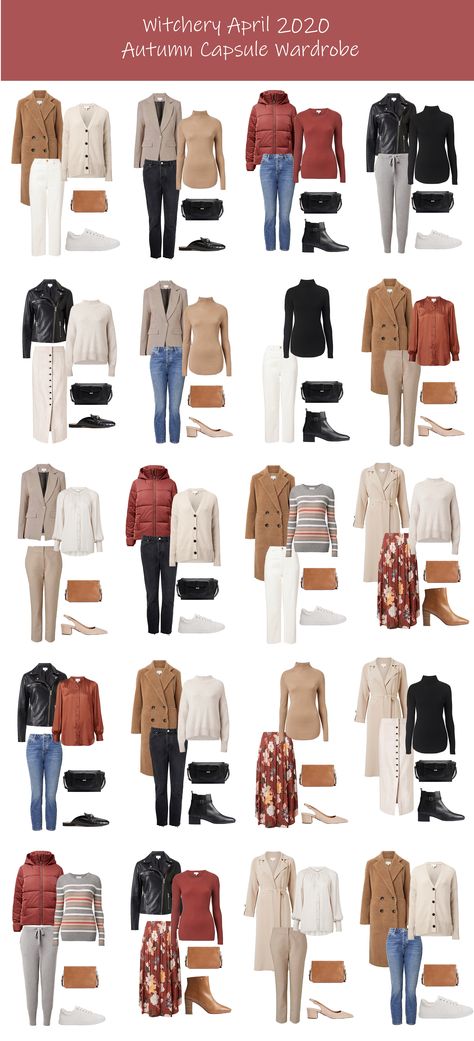 Autumn Work Capsule Wardrobe, Autumn Colour Capsule Wardrobe, April Capsule Wardrobe, Autumn Color Capsule Wardrobe, Autumn Palette Capsule Wardrobe, True Autumn Outfits Fashion Styles, Capsule Wardrobe True Autumn, Capsule Wardrobe Autumn Color Palettes, Soft Autumn Capsule Wardrobe 2023