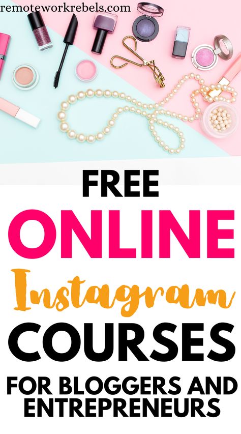 Online Free Courses, Typing Jobs From Home, Instagram Course, Legit Online Jobs, Work From Home Companies, Typing Jobs, Free Online Classes, Legit Work From Home, Makeup Course