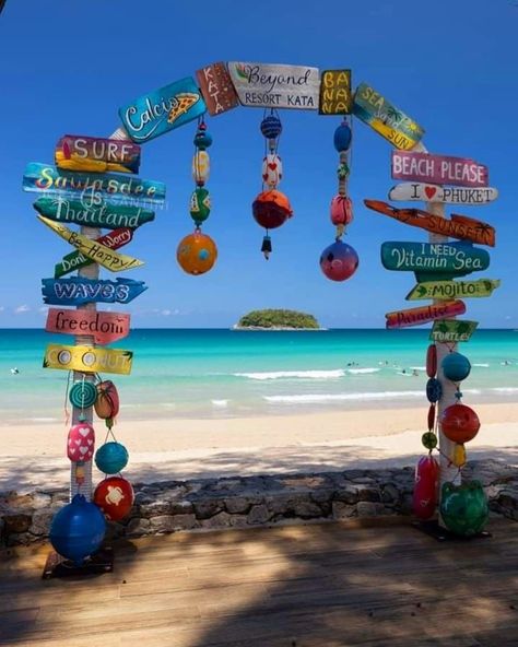 Beach Art Crafts, Patong Thailand, Outdoor Tiki Bar, Tiki Signs, Outdoor Pool Area, Beach Cafe, Elegant Chair, Beach Shack, Beach Theme Decor