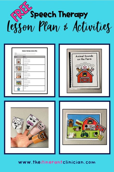 Farm Speech And Language Activities, Transportation Speech Therapy Activities, Free Speech Therapy Printables, Farm Kindergarten Activities, Interactive Books For Preschoolers, Preschool Farm Theme, Speech Therapy Organization, Speech Therapy Themes, Therapy Crafts